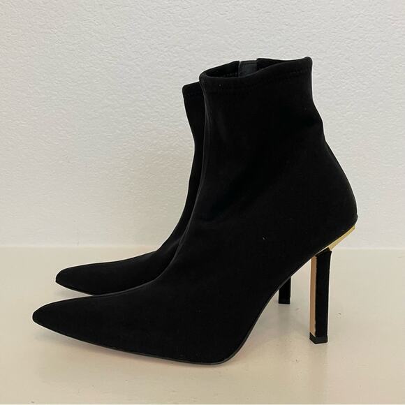 Good American Ankle Shine Neoprene Booties 10 - Picture 3 of 7